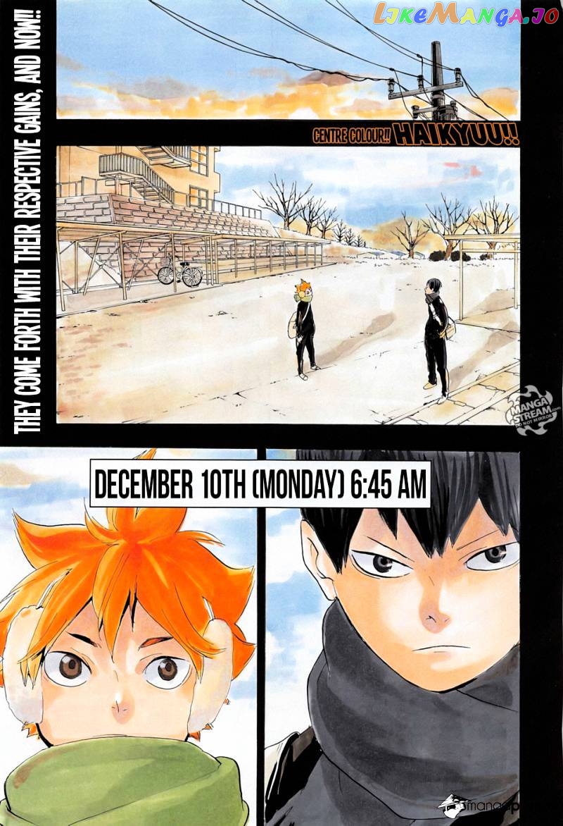 Haikyuu!!, Chapter 220 image 02